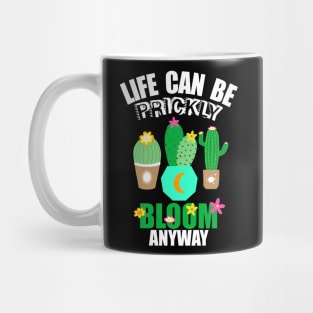 Succulent Cactus Prickly Plants Bloom Cute Funny Inspiration Mug